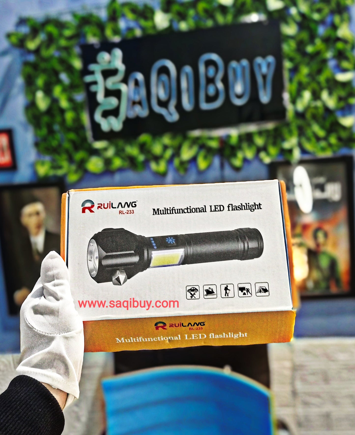 Ruilang Rechargeable Multi-functional LED Torch