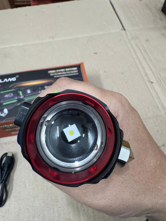 Ruilang Multi-Functional Flashlight LED Powerful Torch- 1 KM Range