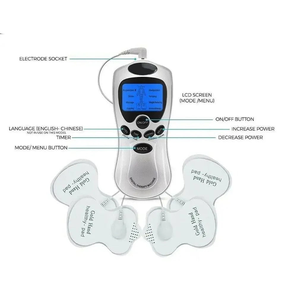 Digital Therapy Handheld Massager, Electric Tens Unit Device