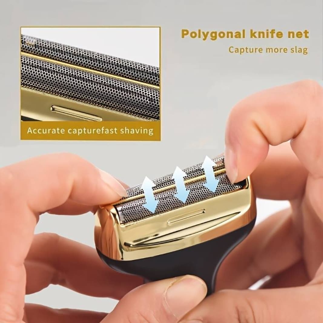 Rechargeable 3in1 Hair Trimmer Grooming KIT For Men