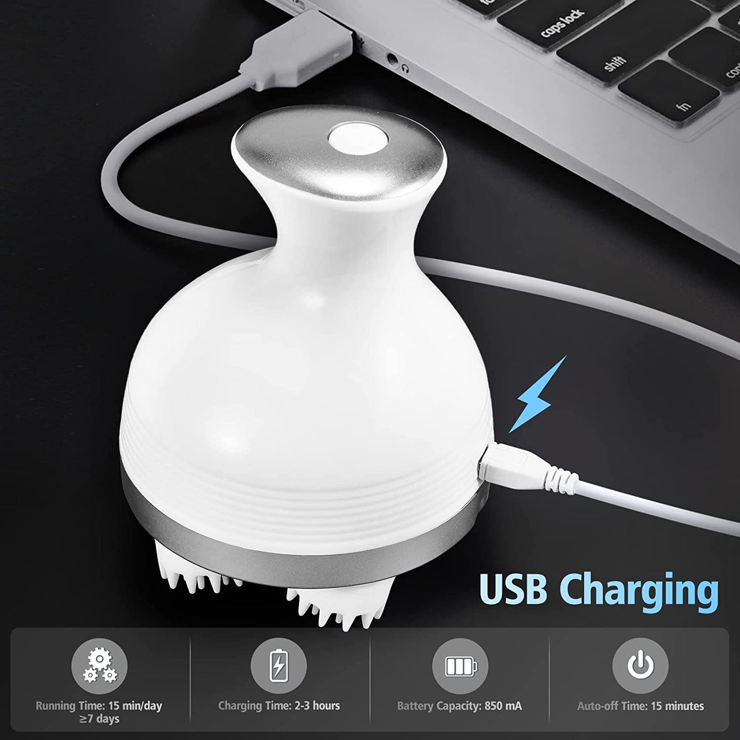 Electric Hand Scalp Muscle Vibration Massage