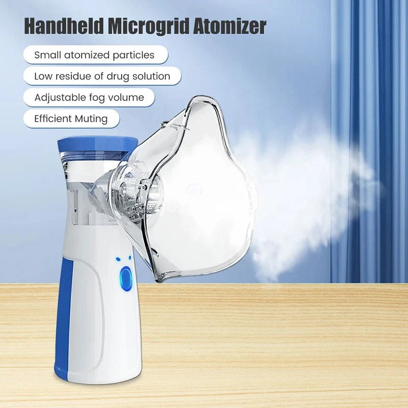 Mini Nebulizer Machine & Mask for Kids and Adults- CELLS OPERATED