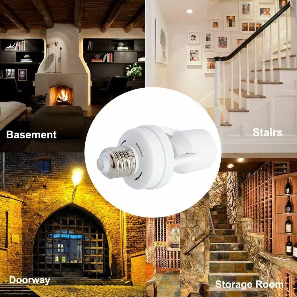 Motion Sensor LED Lamp Bulb HOLDER- Auto ON/OFF