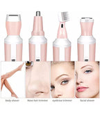 Kemei 4in1 Rechargeable Hair Removal For WOMEN