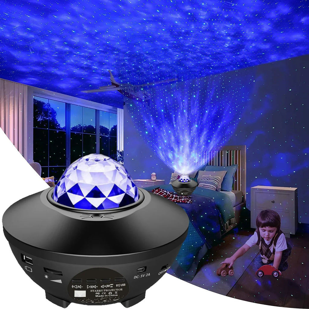 Galaxy Ocean Wave Lights Projector