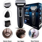 KEMEI 3in1 Rechargeable Hair Clipper