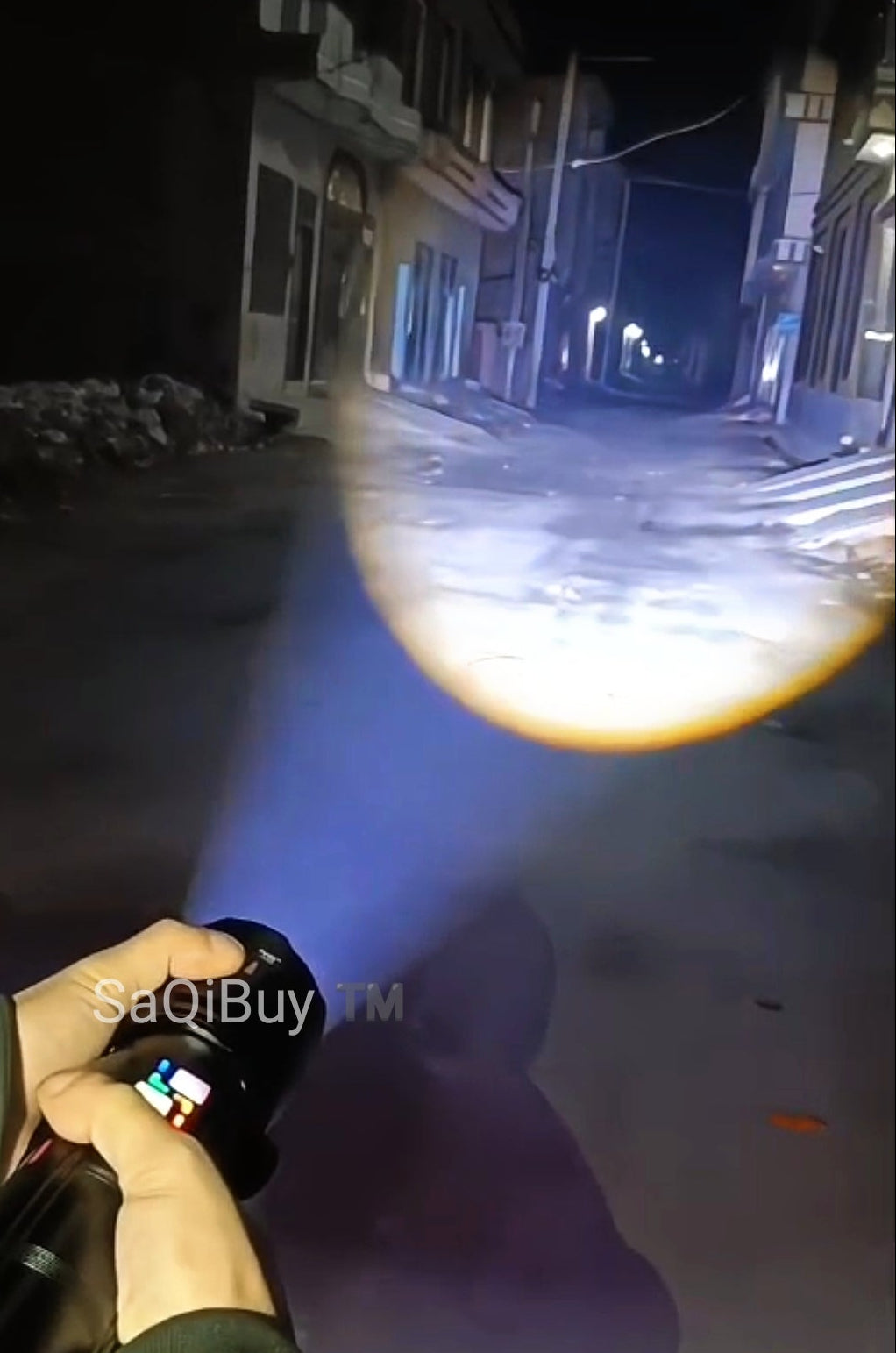 RUILANG Rechargeable 3 KM High Beam Flashlight
