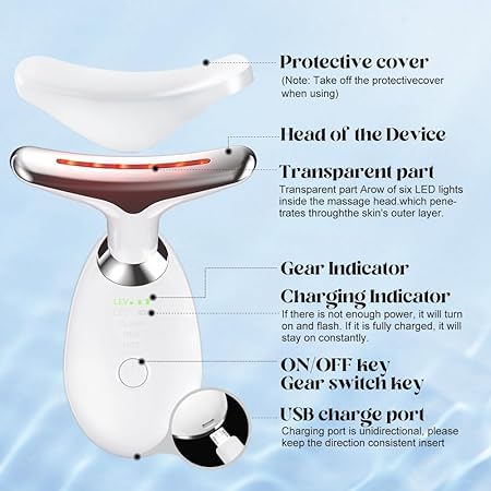 Rechargeable Anti-Wrinkle Facial Massager Device