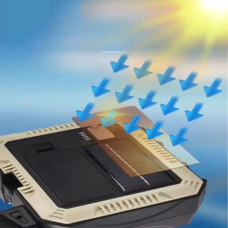 Rechargeable Solar Portable Lamp with Toolkit