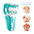 3 in 1 Rechargeable Epilator Shaver & Callous Remover