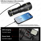 COBA CB-W518 Rechargeable Flashlight -3 KM RANGE
