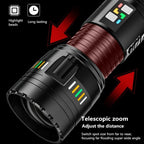 COBA CB-W518 Rechargeable Flashlight -3 KM RANGE