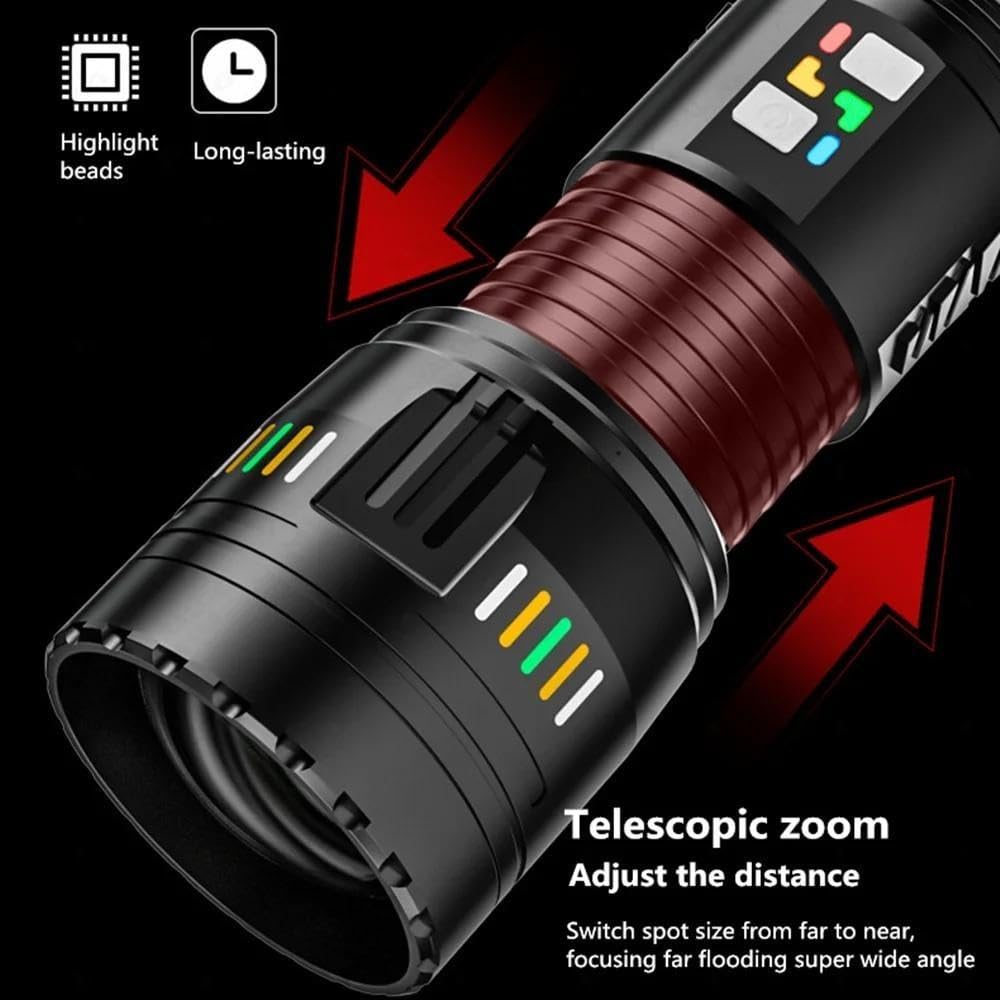 COBA CB-W518 Rechargeable Flashlight -3 KM RANGE
