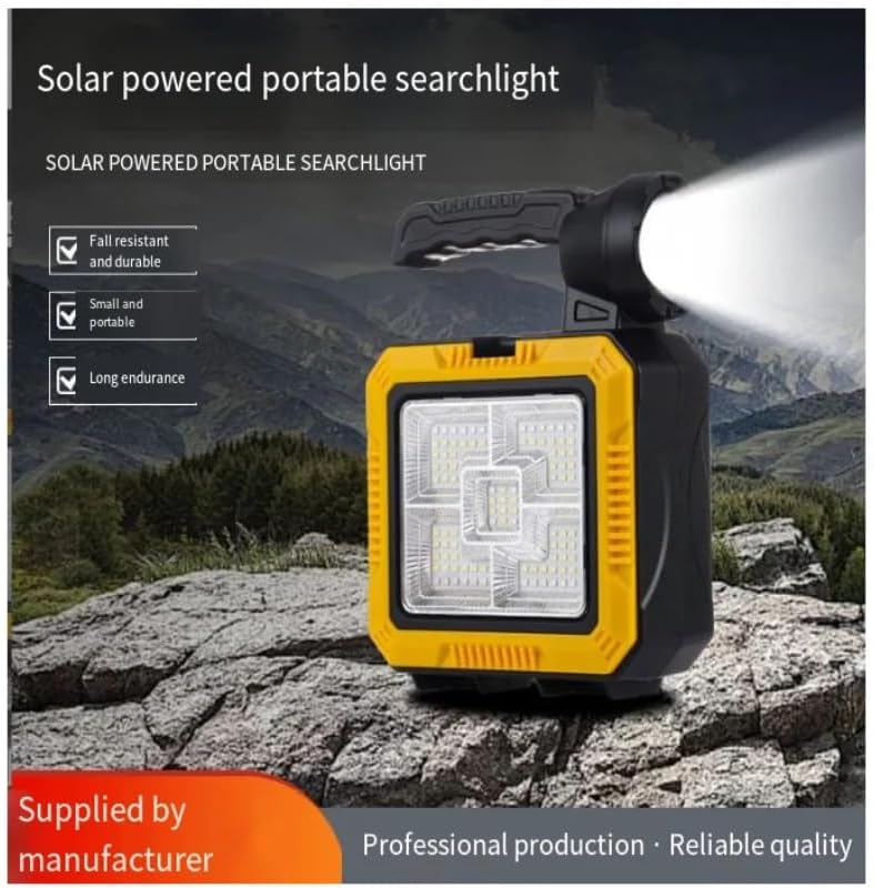 Rechargeable Solar Portable Lamp with Toolkit