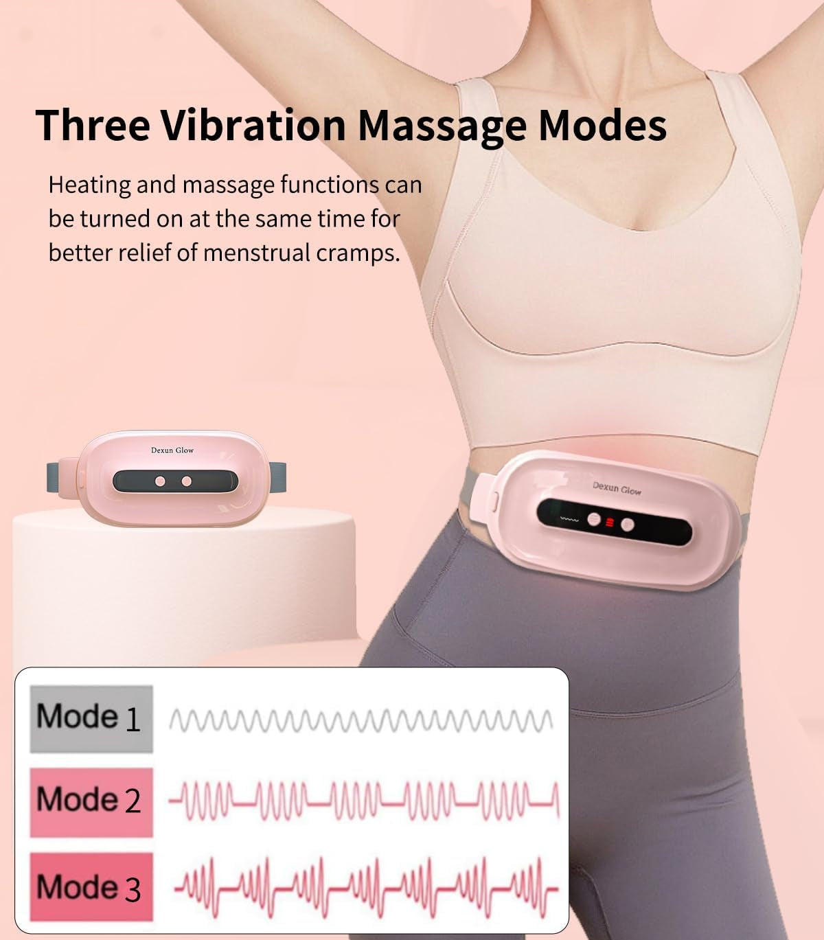 Rechargeable Cramp Relief Heating Pad