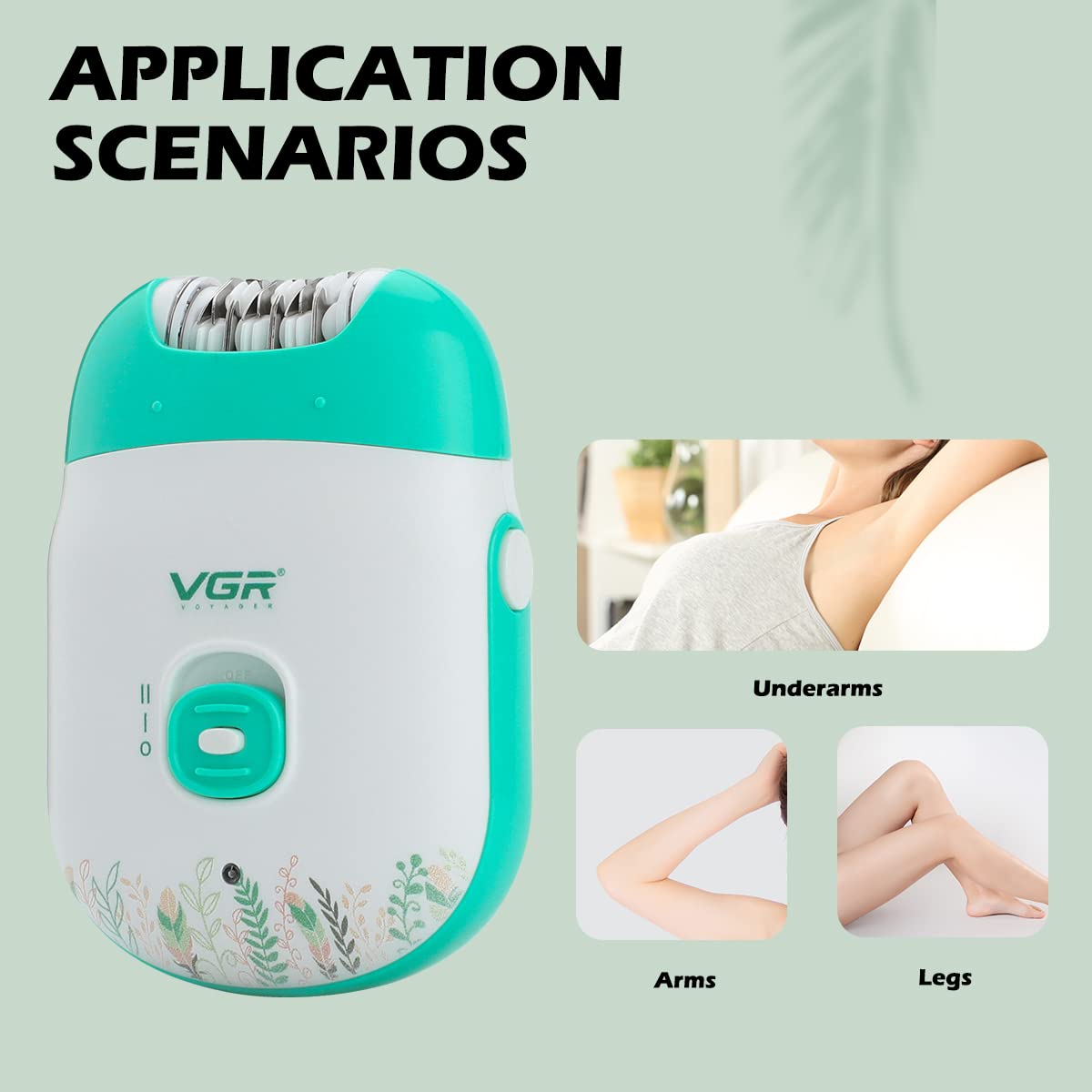VGR Rechargeable Women Epilator