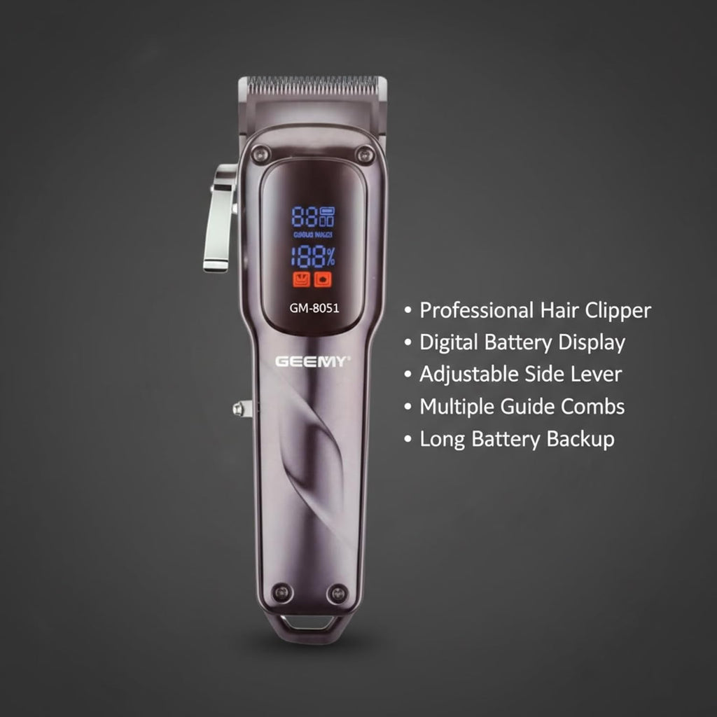GEEMY Rechargeable Men Hair Clipper