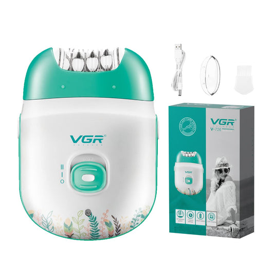 VGR Professional Rechargeable Women Epilator for different body areas