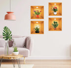 Green Plants 3D WALL STICKERS for Decoration