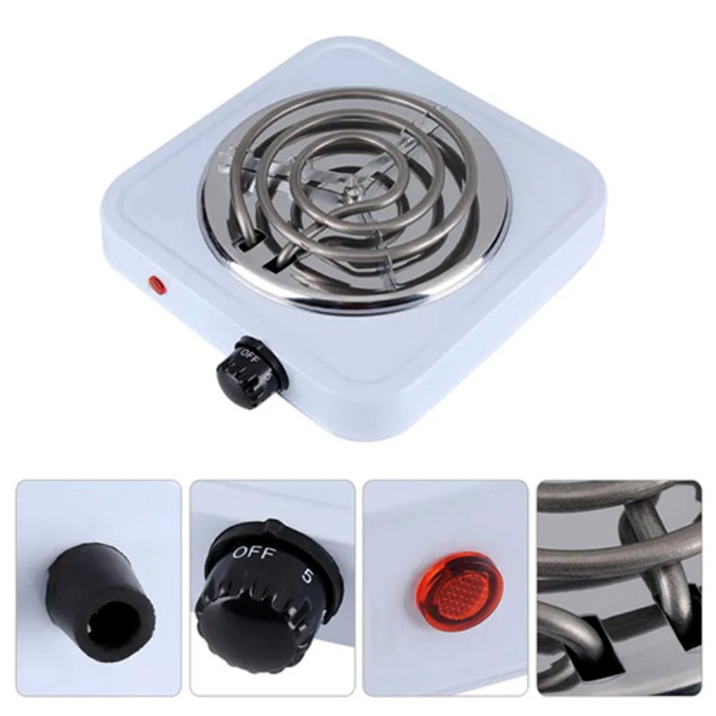Electric Mini Hot Plate For Cooking- 1000 Watt