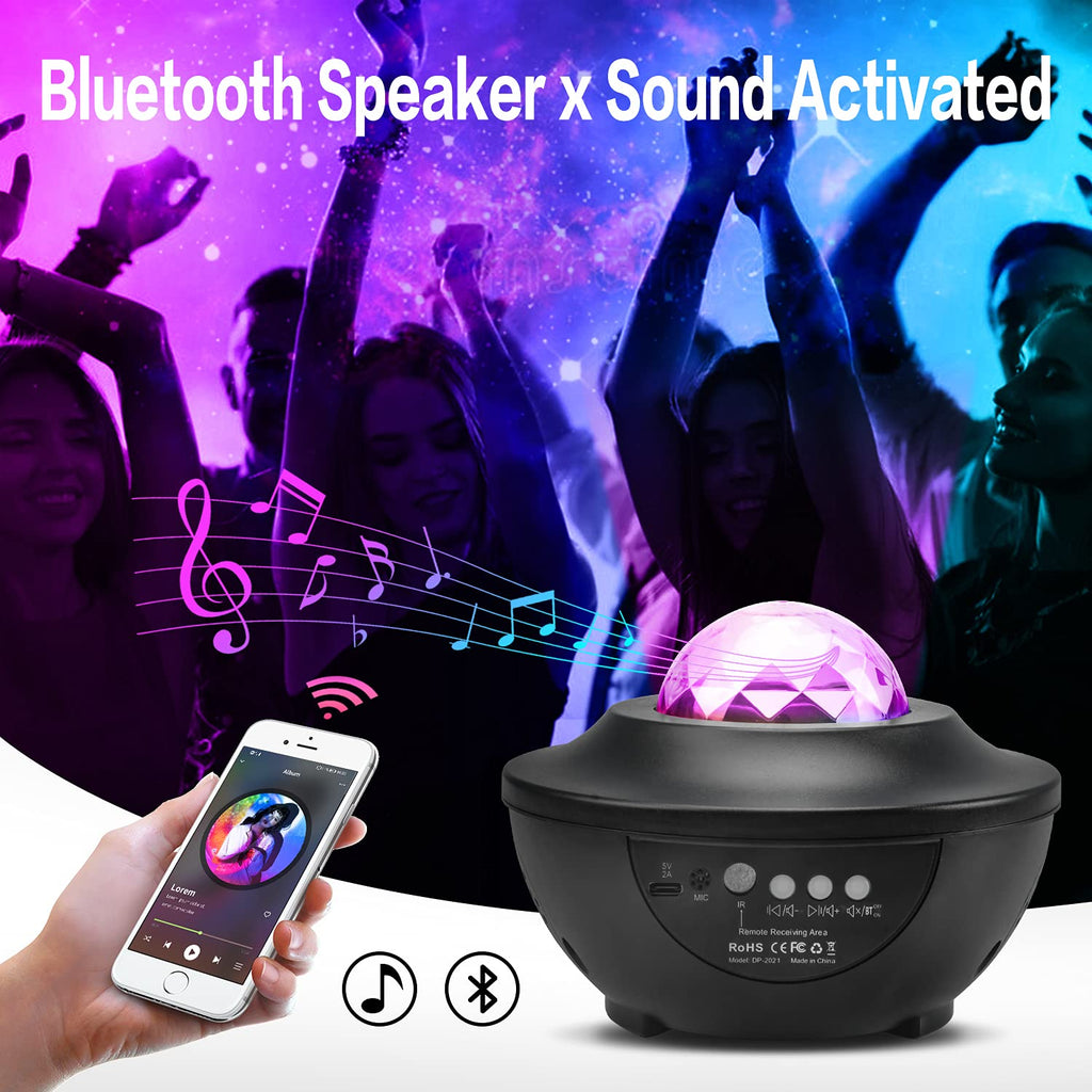 Galaxy Ocean Wave Lights Projector