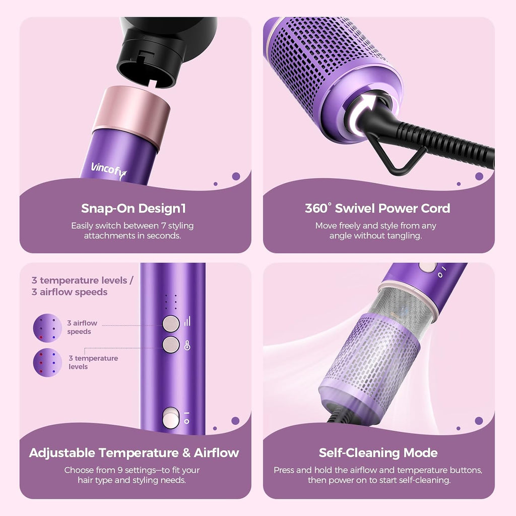 WLEX 7-in-1 Hair Styling Set
