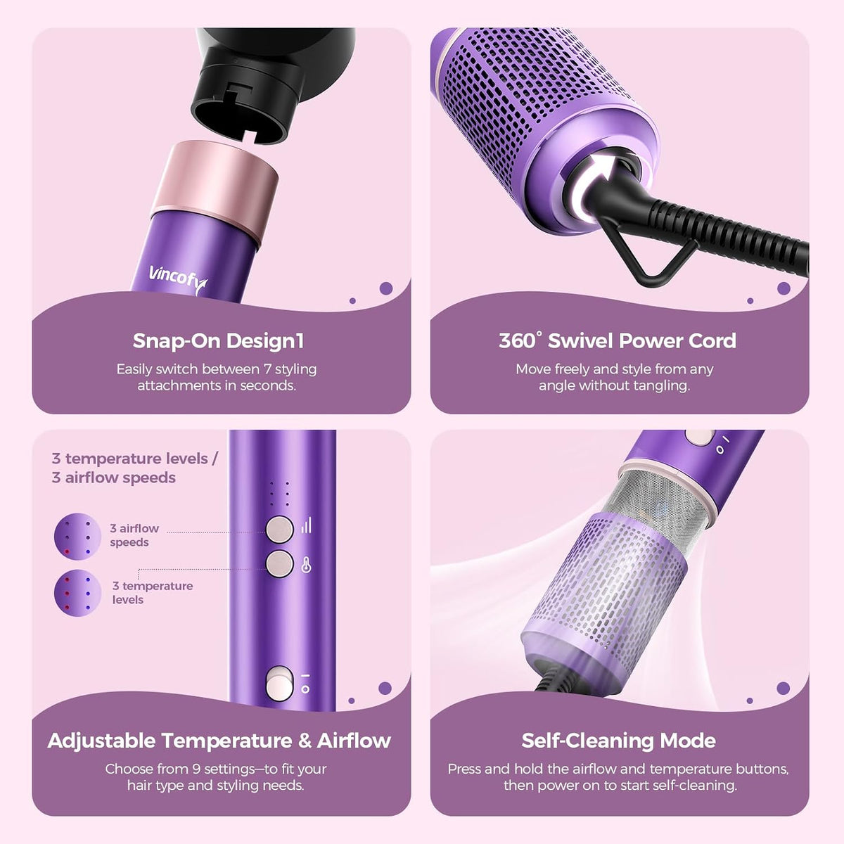 WLEX 7-in-1 Hair Styling Set