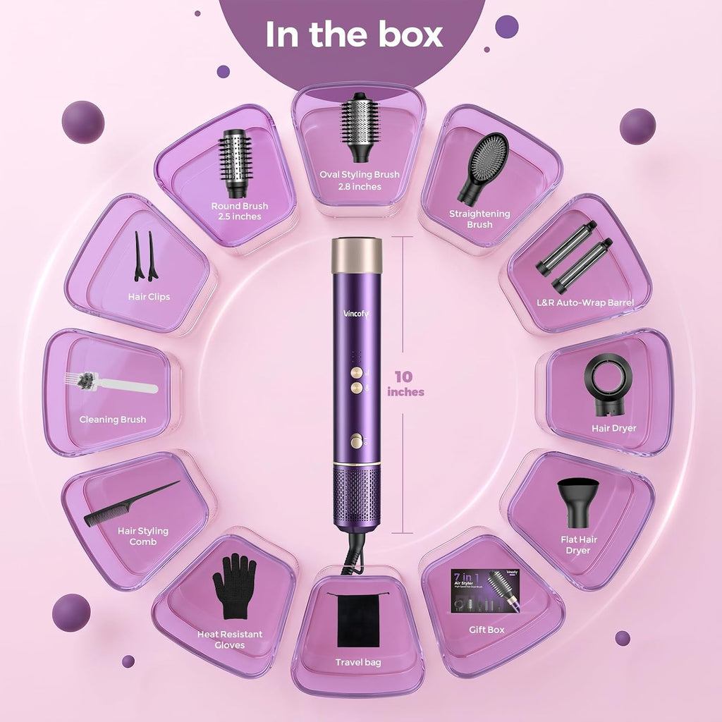 WLEX 7-in-1 Hair Styling Set