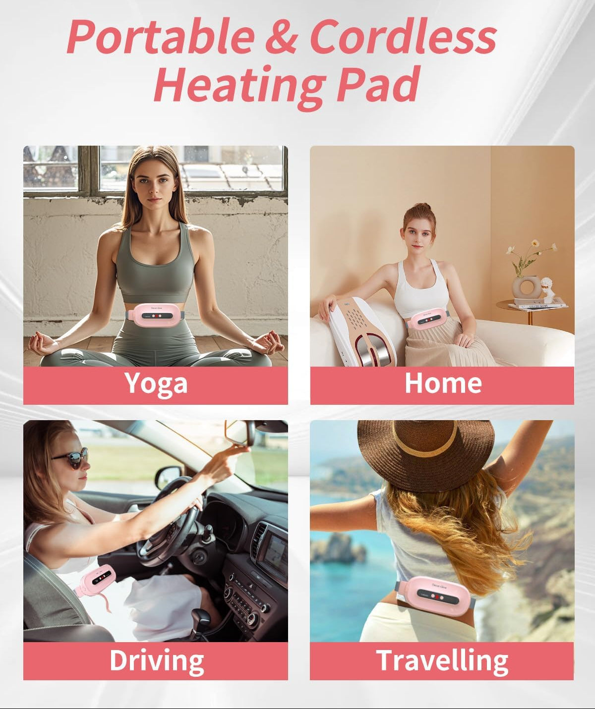 Rechargeable Cramp Relief Heating Pad