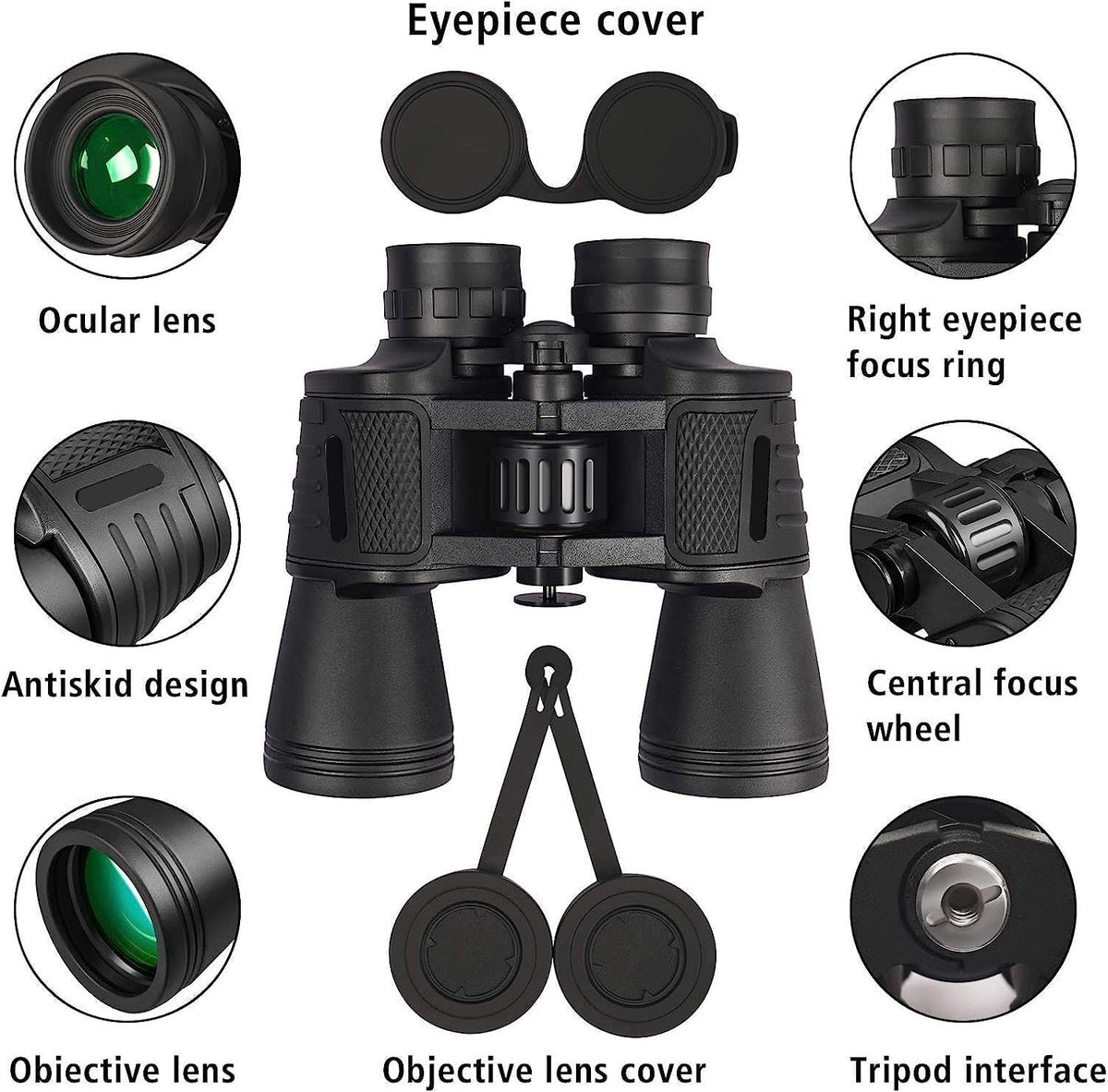 Binocular for Safari - Range 168M/20000M