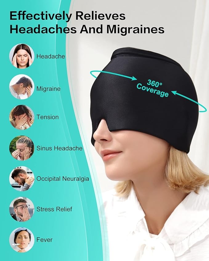 Headache And Migraine Relief Cap