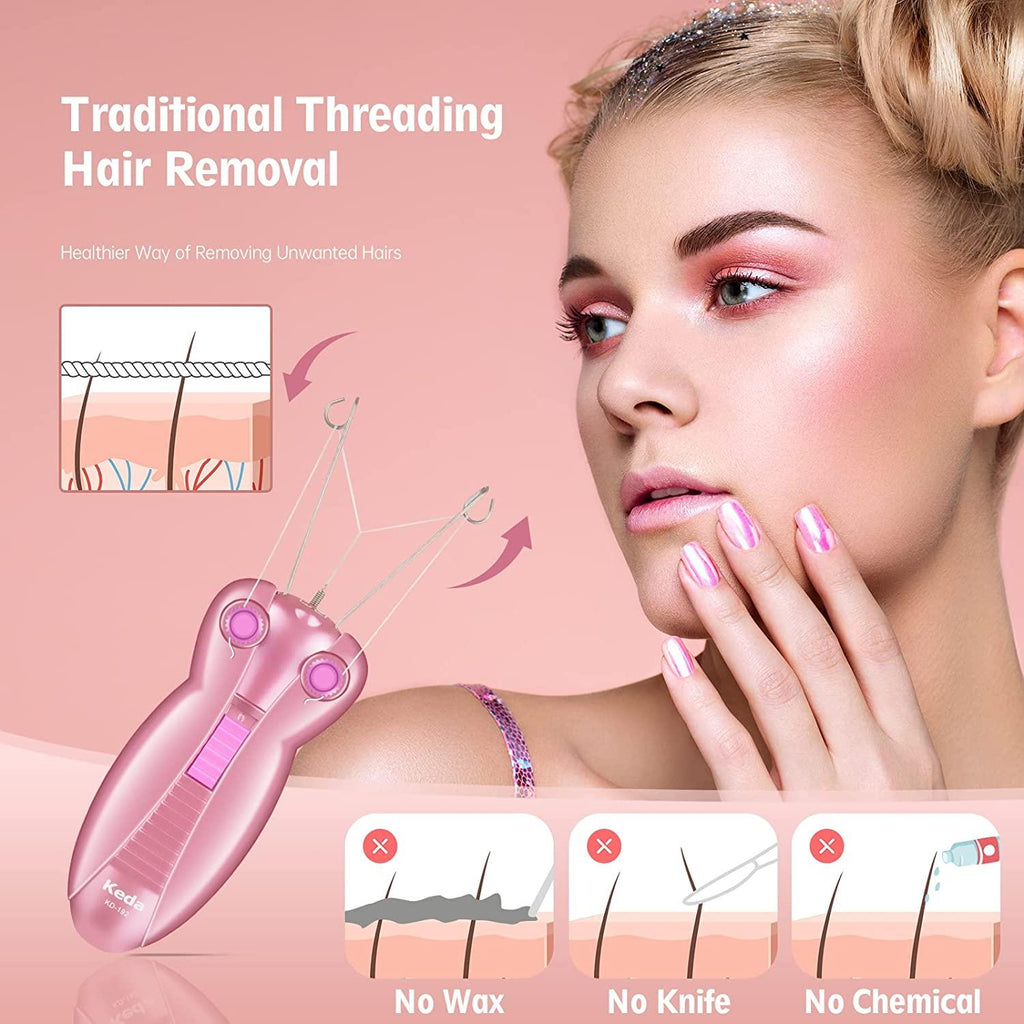 Rechargeable Hair Removal Threading Machine
