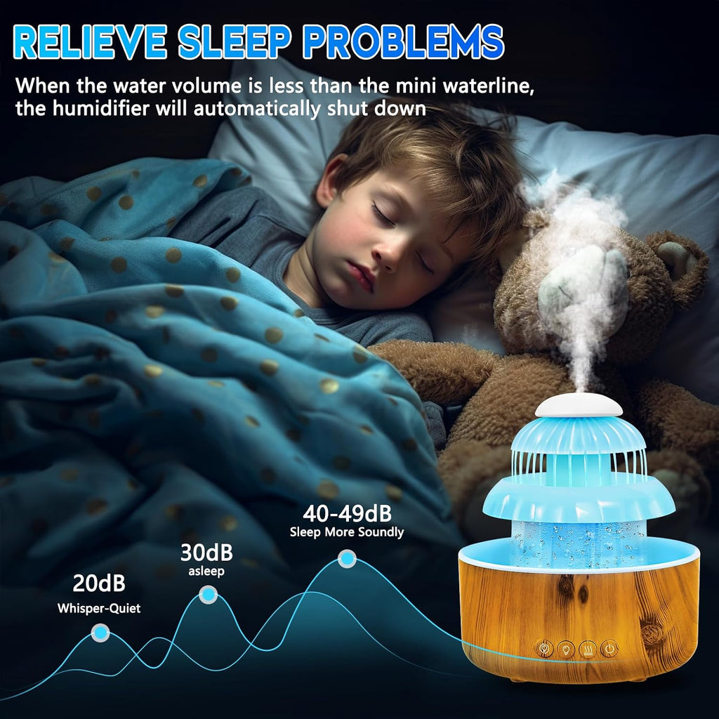 Waterfall Mist Humidifier | Rain Drops