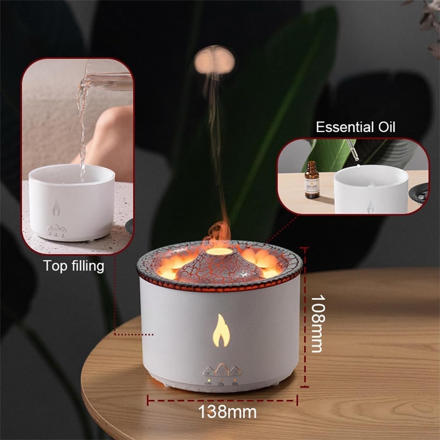 Volcano Flame Aroma Diffuser