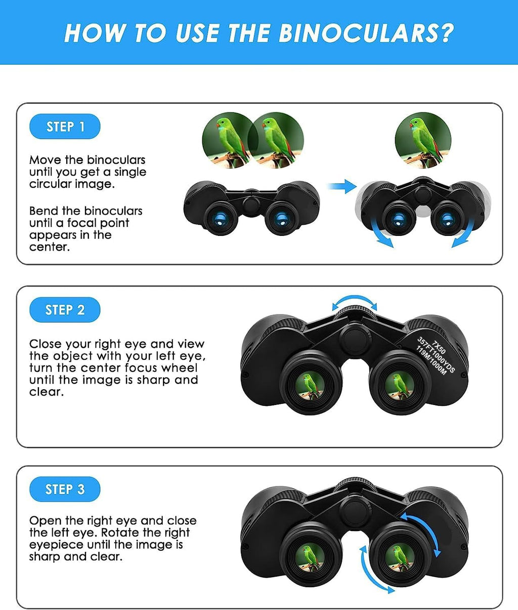 Binocular for Safari - Range 168M/20000M