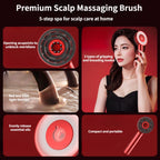 Rechargeable Scalp Oil Massaging Brush