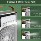 Multi-Functional Portable Air Cooling Fan
