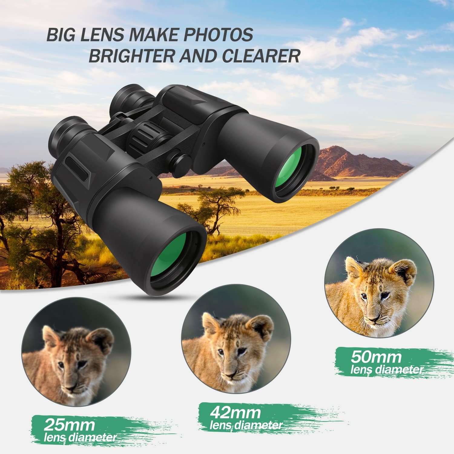 Powerful Binoculars for hiking/Safari