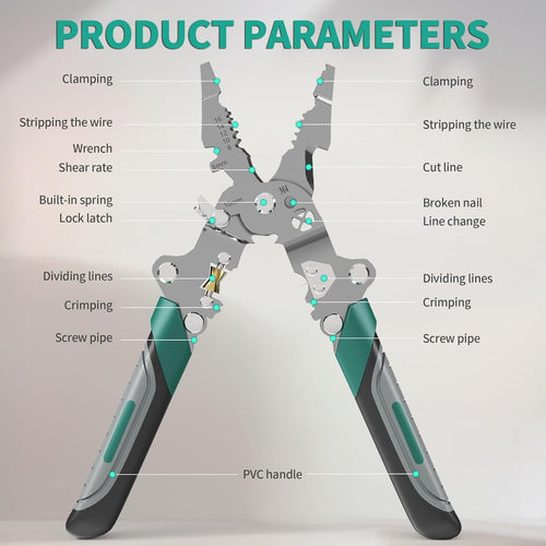 16 in 1 Foldable Wire Stripping Tools