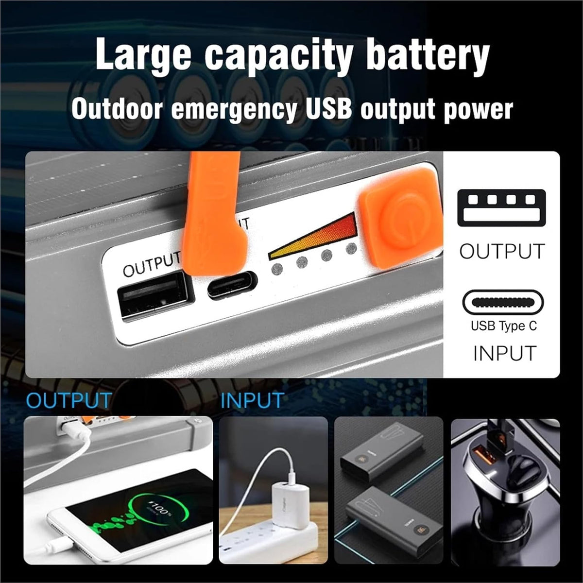 Solar Rechargeable Emergency Light