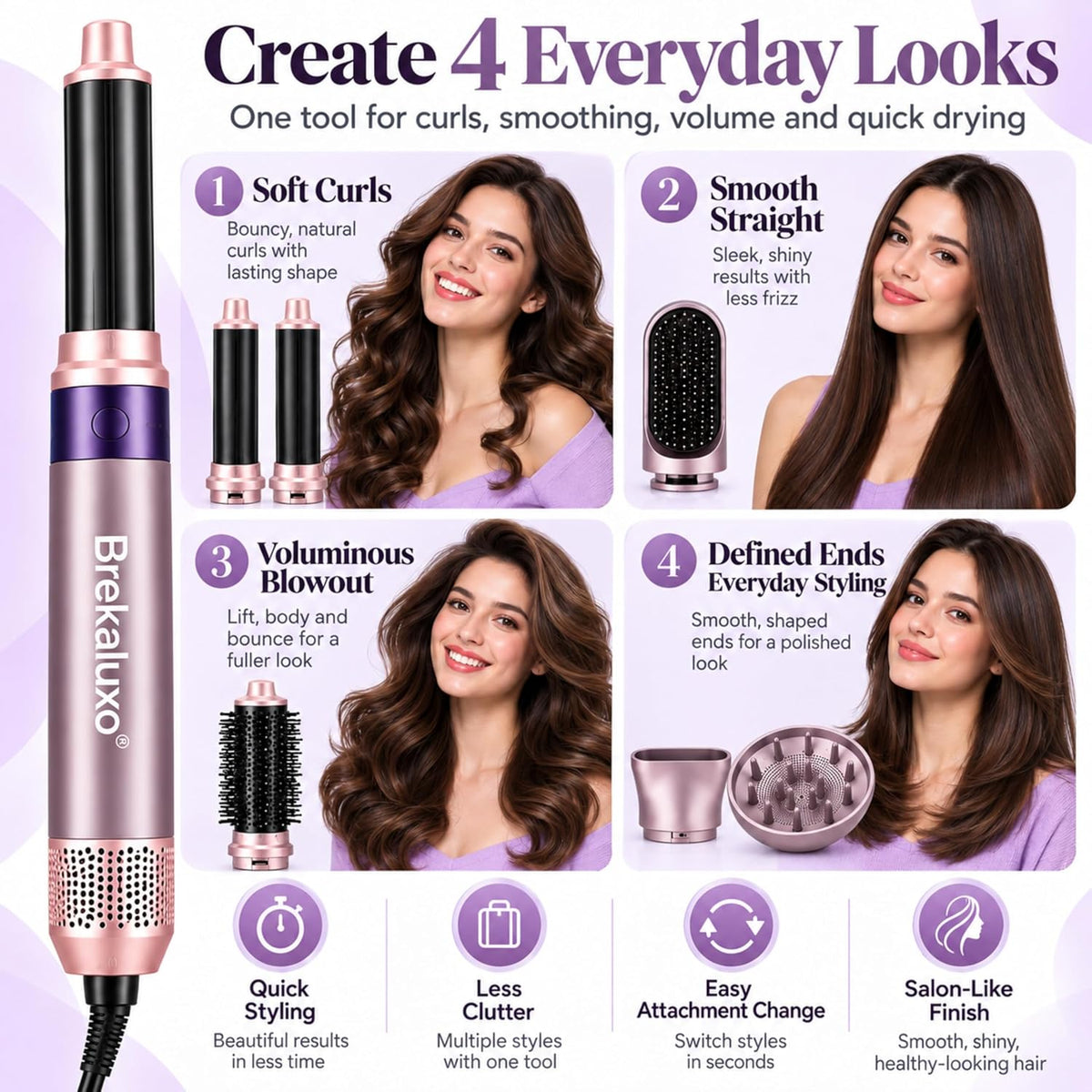 WLEX 7-in-1 Hair Styling Set