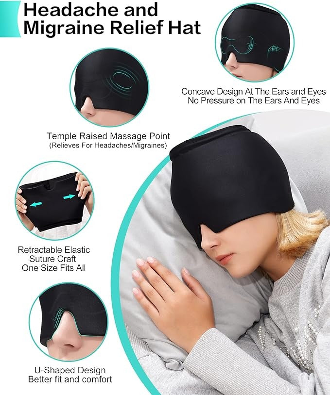Headache And Migraine Relief Cap