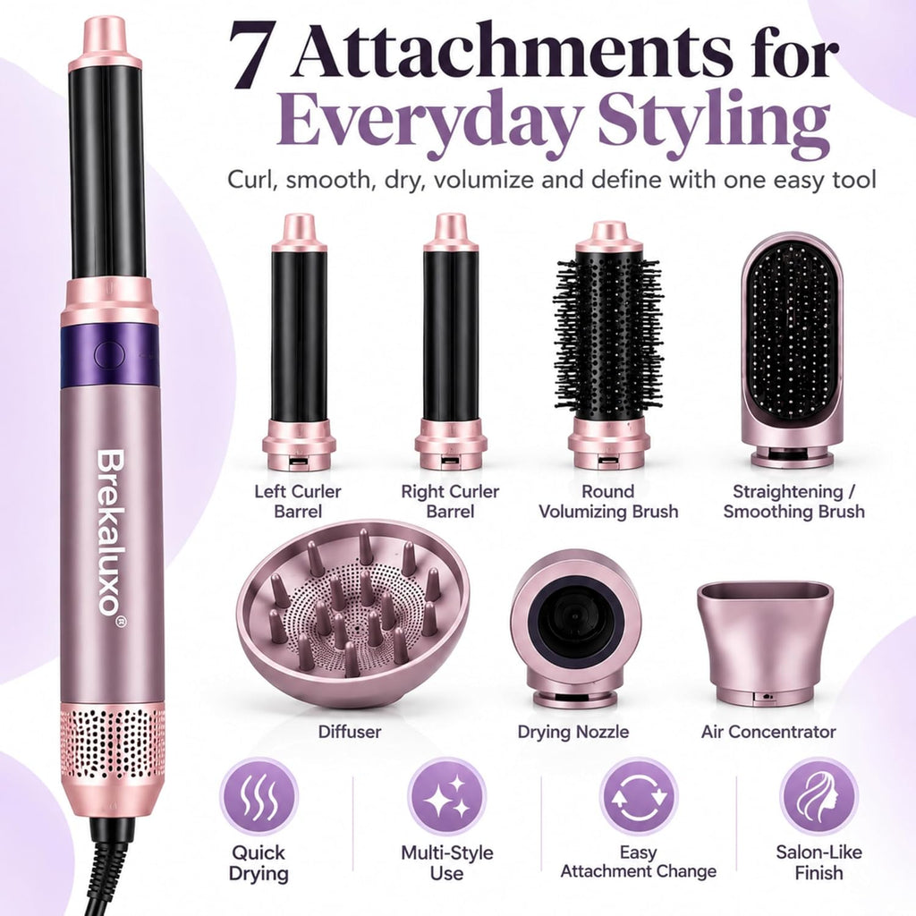 WLEX 7-in-1 Hair Styling Set