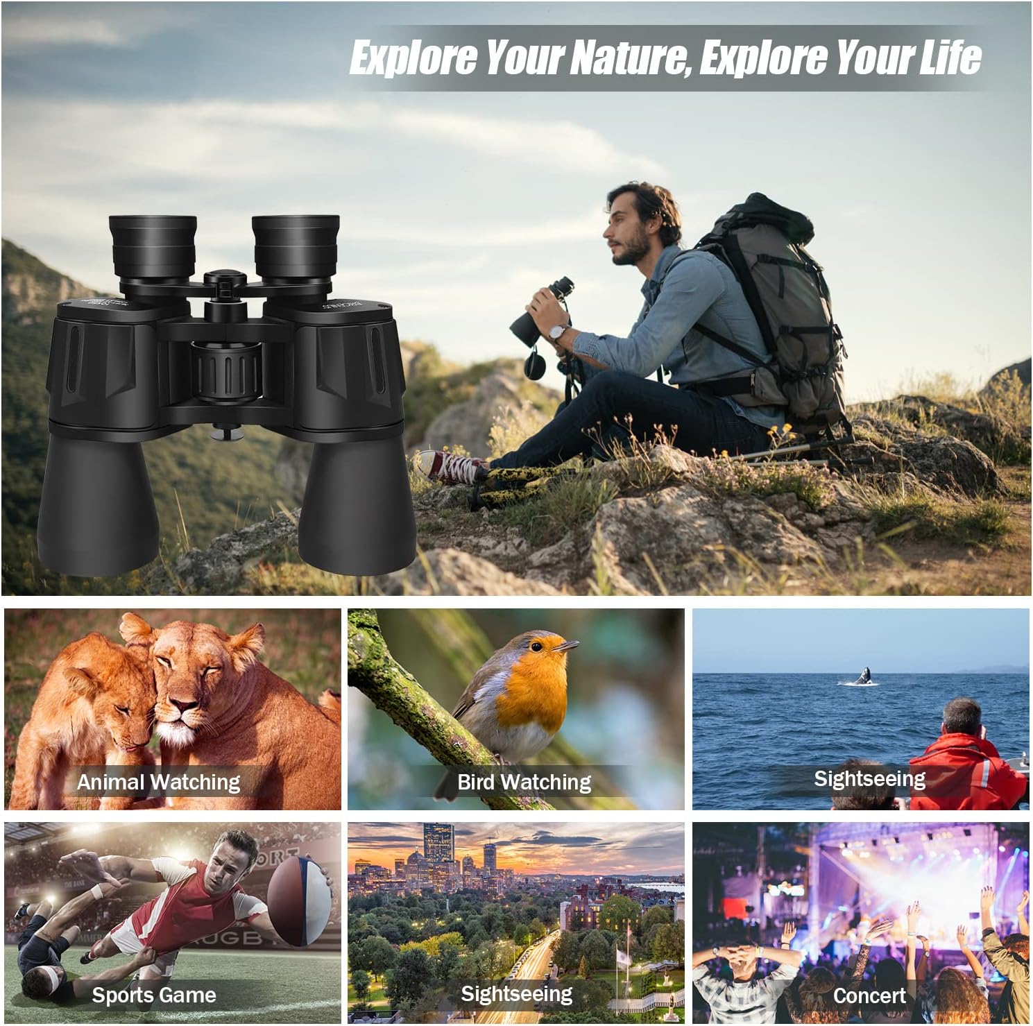 Powerful Binoculars for hiking/Safari