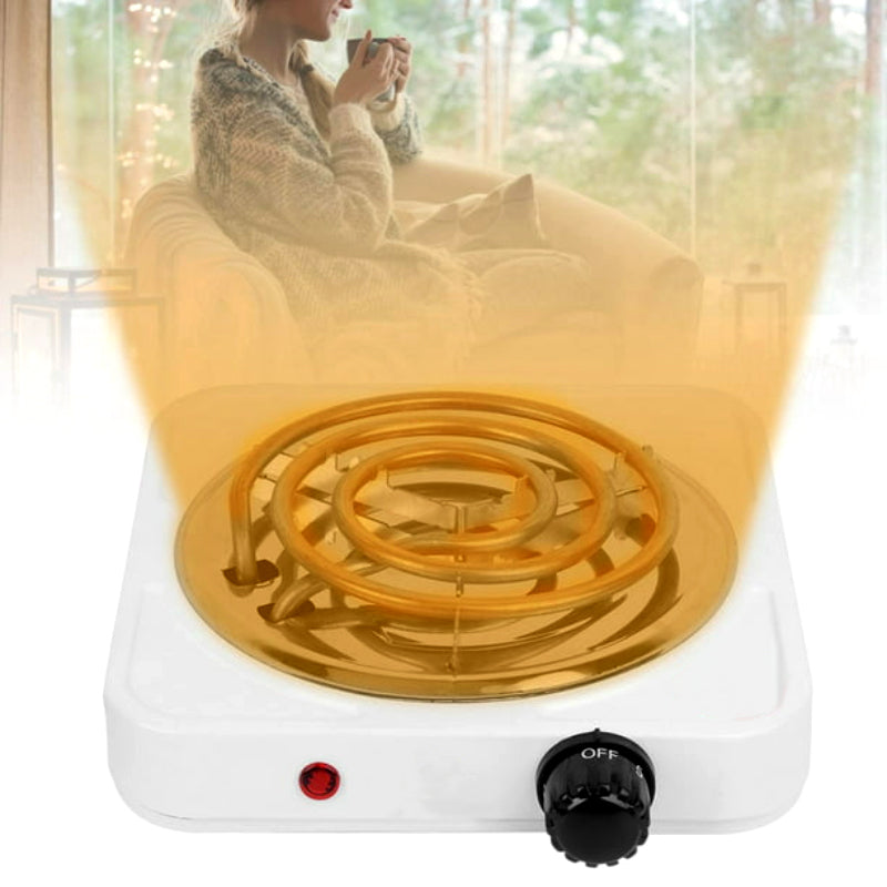 Electric Mini Hot Plate For Cooking- 1000 Watt