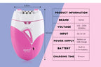Kemei Rechargeable Painless Ladies Hair Removal SaQiBuy