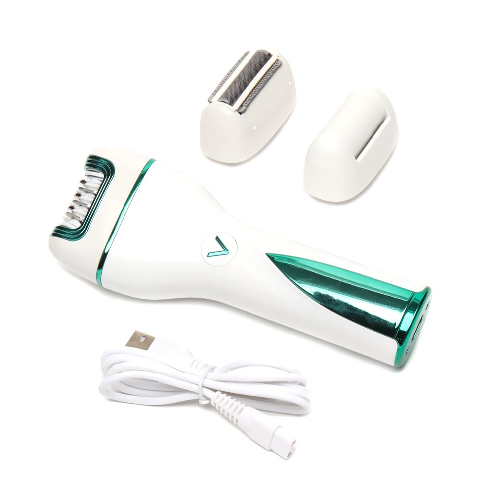 VGR 3in1 Rechargeable Women Epilator Hair Removal KIT