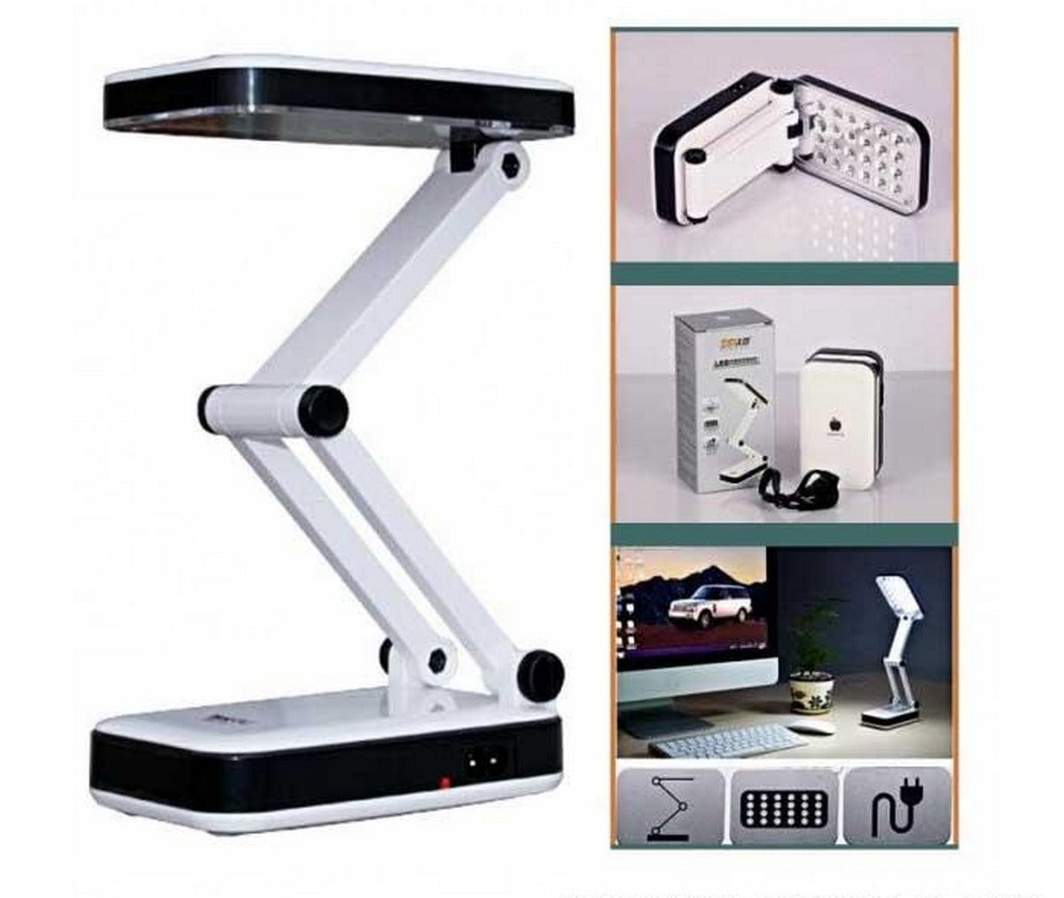 DP Folding Rechargeable Table Lamp