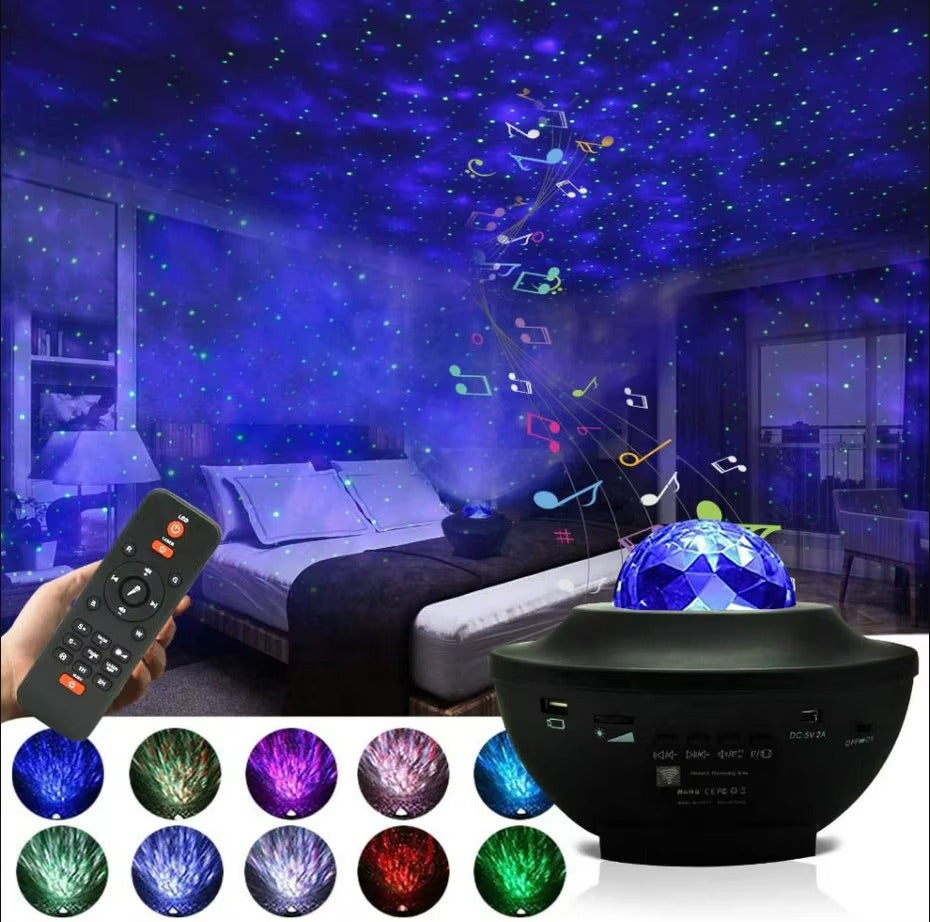 Galaxy Ocean Wave Lights Projector