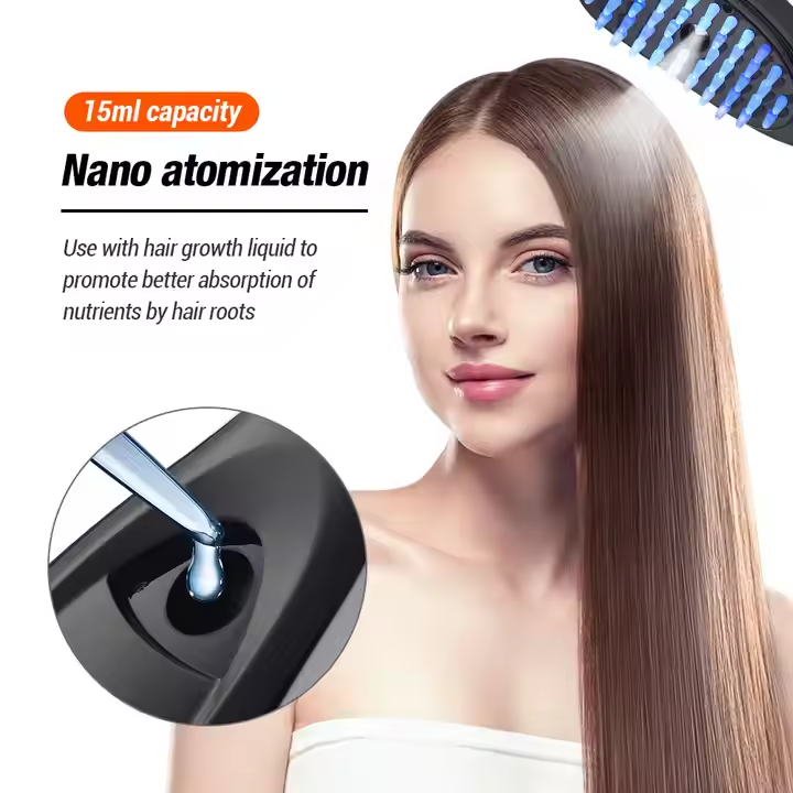 Rechargeable Scalp Massage Hair Brush & Spray Comb